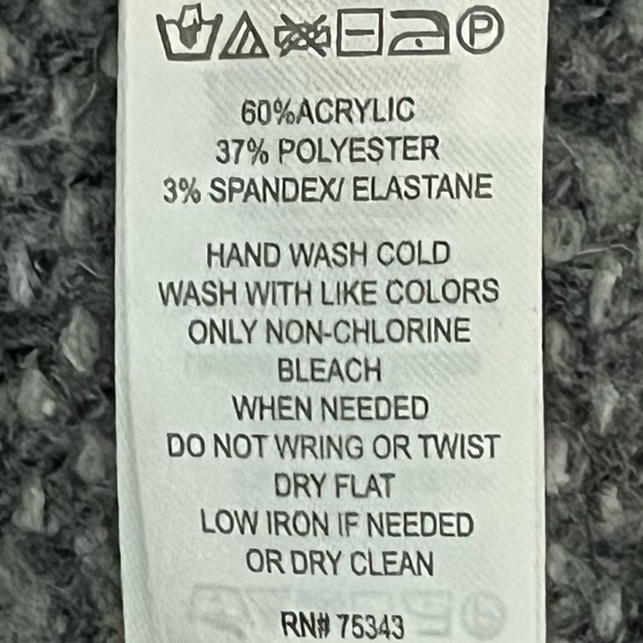 Max Studio Cozy Gray Purple
Variegated Soft Stripe Pullover cowlneck Sweater - Picture 7 of 8